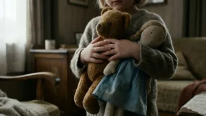 The following images are symbolic and meant to represent the emotional impact of domestic violence on children.