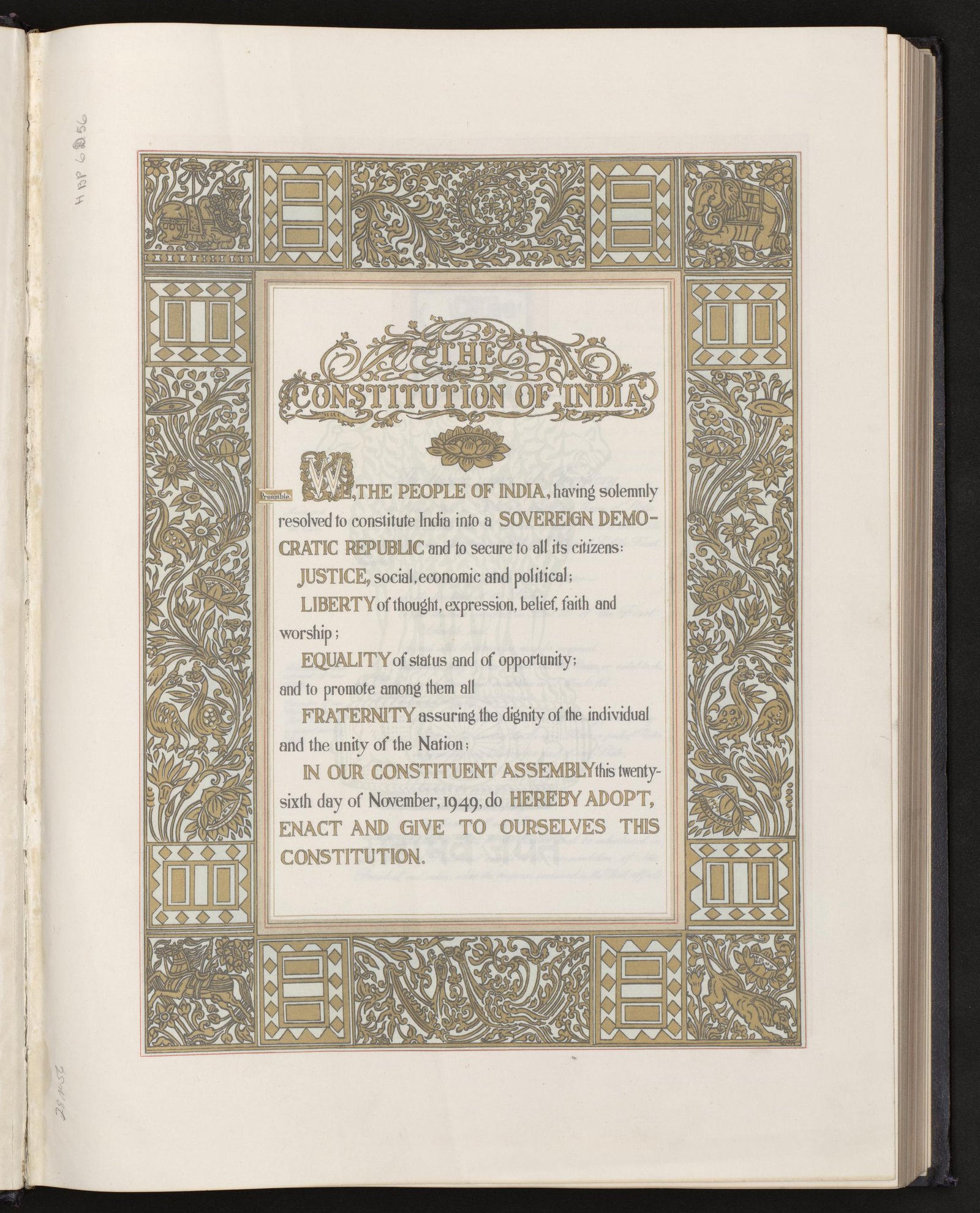 Indian Constitution's Preamble